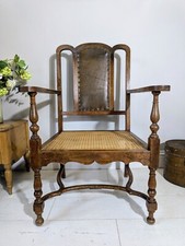 Armchair cane seat for sale  SKIPTON