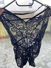 Spitzenbody schwarz neu gebraucht kaufen  Alsdorf