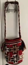 Bolsa tiracolo colombiana Wayuu mochila crochê macromo franja cordão balde  comprar usado  Enviando para Brazil