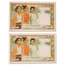 Indochine billets consécutifs d'occasion  Rabastens