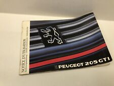 Betriebsanleitung peugeot 205 gebraucht kaufen  Köln