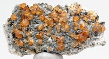 SPESSARTINE GRANADA Cristal Mineral Amostra MICA Cluster Natural CHINA comprar usado  Enviando para Brazil
