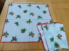 Vintage napkins traditional for sale  POOLE