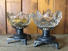 Paire anciens salerons d'occasion  Prissé