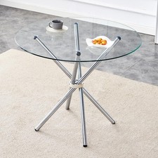 Round glass dining for sale  San Francisco
