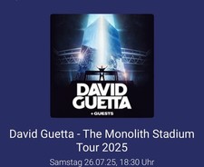 David guetta konzertticket gebraucht kaufen  Krefeld