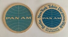 Usado, 2 porta-copos de cerveja vintage originais PAN AM Airlines comprar usado  Enviando para Brazil