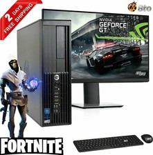 HP SFF Gaming Desktop PC i5 8GB Ram 1TB HDD NVIDIA GT 1030 19" LED Wi-Fi Win 10 comprar usado  Enviando para Brazil