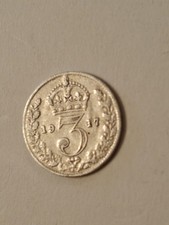 1917 silver threepence for sale  MANCHESTER