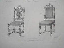 Chaises vieux bois d'occasion  Champigny-sur-Marne