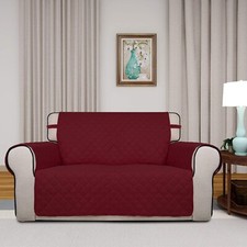 Usado, Reversible Quilted Sofa Cover, Water Resistant Slipcover Furniture Protector, Wa comprar usado  Enviando para Brazil