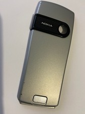 Capa traseira de substituição para porta de bateria Nokia 6230i em prata bom estado, usado comprar usado  Enviando para Brazil