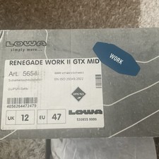 Lowa sicherheitsschuhe gr47 gebraucht kaufen  Fuldatal
