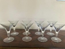 Set martini glasses for sale  Cedar Rapids