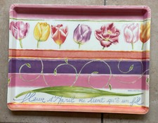 Floral french tray for sale  LEATHERHEAD