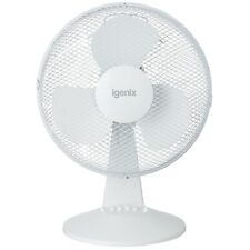 Desk fan white for sale  IPSWICH