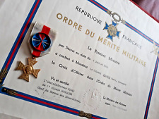 Officier merite militaire d'occasion  La Bresse