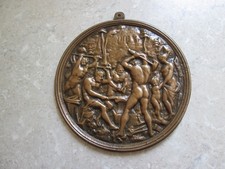 Antique bronze plaque for sale  DAVENTRY