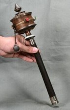 Roda de oração Faqi 39cm pano prata budismo tibetano antigo punhal Phurba comprar usado  Enviando para Brazil