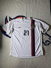 Camiseta Landon Donovan #21 vintage Nike EUA futebol USMNT 2006/2007 tamanho XL!!! comprar usado  Enviando para Brazil