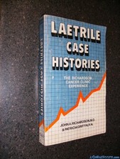 Laetrile case histories for sale  USA