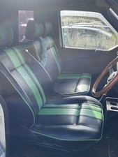 Seats black leather for sale  BUDE