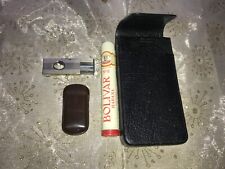 Cigar case black for sale  WEYMOUTH