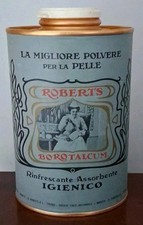 Scatola latta borotalco usato  Serravalle Scrivia