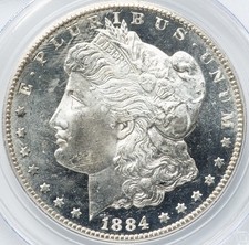 Morgan Dollar 1884-CC PCGS MS-65 Deep Mirror Prooflike! Stunning Blast White Gem comprar usado Morgan Dollar 1884-CC PCGS MS-65 Deep Mirror Prooflike! Stunning Blast White Gem comprar usado  Enviando para Brazil