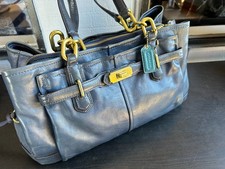 Coach blue leather for sale  Huntington Beach