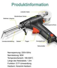 Lötpistole drathvorschub grü gebraucht kaufen  Münster