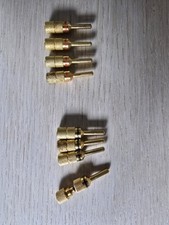 Bananen stecker vergoldet gebraucht kaufen  Neu Wulmstorf