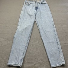 Jeans feminino vintage Levis 550 9 ajuste relaxado perna cônica anos 90 jeans Y2K Strauss comprar usado  Enviando para Brazil