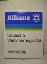 Emailleschild allianz deutsche gebraucht kaufen  Zeulenroda-Triebes