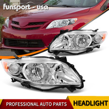 Conjunto de faróis para 2009 2010 Toyota Corolla base/LE/XLE faróis cromados comprar usado  Enviando para Brazil