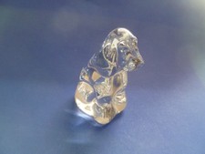Baccarat crystal dog for sale  WEYMOUTH