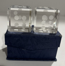 Badash crystal dice for sale  Chesterfield