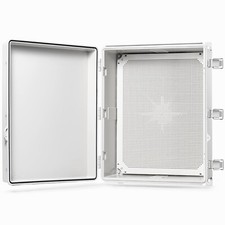 Caixa de junção à prova d'água IP67 tampa cinza articulada 20"x16.1"x7.9" projeto elétrico comprar usado  Enviando para Brazil