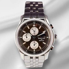 Breitling 42mm Bentley Mark VI relógio masculino marrom aço cauda P19362 comprar usado  Enviando para Brazil