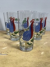 Usado, 6 copos vintage pintados à mão galo country comprar usado  Enviando para Brazil