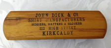 Vintage wooden bristle for sale  BURNTISLAND