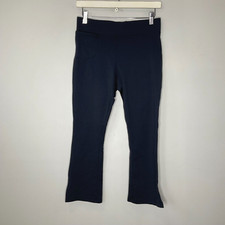 Legging American Giant Feminina No-BS Kick Flare Crop Azul Escuro Ponte Malha Tamanho 4 comprar usado  Enviando para Brazil