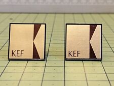 Kef speaker badges for sale  WORTHING