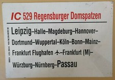 Zuglaufschild 21cm intercity gebraucht kaufen  Reutlingen