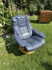 Ekornes stressless blue for sale  BEDALE