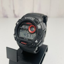 Relógio Timex Expedition Shock Indiglo preto laranja WR 100M nova bateria, usado comprar usado  Enviando para Brazil