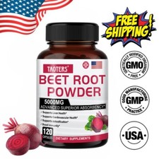 Beetroot Capsules 5000mg (Beta vulgaris) Organic Beet Root Dietary Supplement na sprzedaż  Wysyłka do Poland