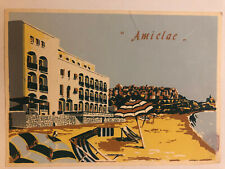 Cartolina pubblicitaria hotel usato  Roma