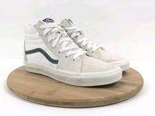 Tênis de skate Vans Sk8 Hi feminino 7 branco preto atlético júnior cano alto comprar usado  Enviando para Brazil