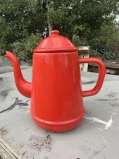 Vintage red enamel for sale  KING'S LYNN